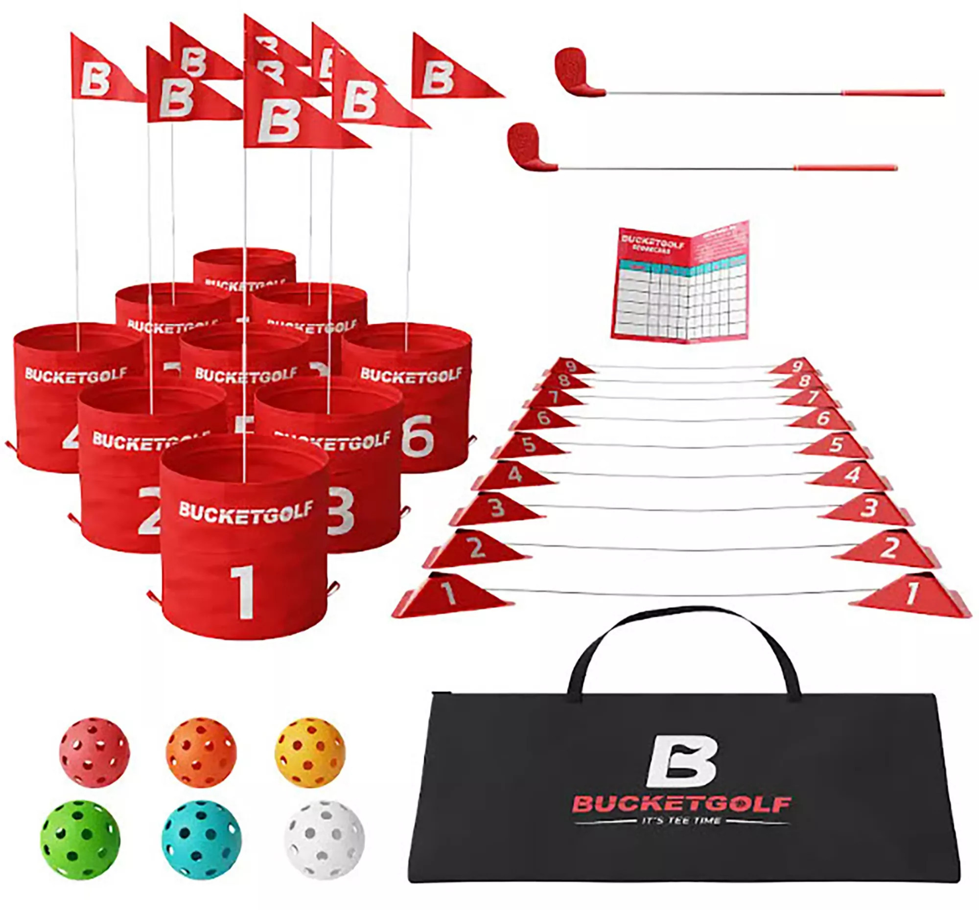 BucketGolf Pro Bundle Game Set, Men's, Red | Golf Galaxy