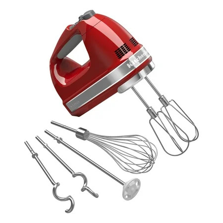KitchenAid 9-Speed Hand Mixer, Empire Red, KHM926 | Walmart (US)