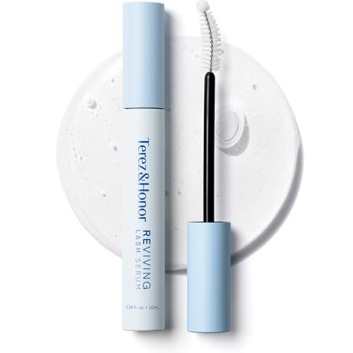 Terez & Honor REviving Lash Serum - Korean Vegan PDRN Lash Growth Serum for Longer, Fuller, Healthier Lashes - Peptide & Biotin Lash Conditioner for Root Strengthening - Clean, Gentle, Made in Korea | Amazon (US)