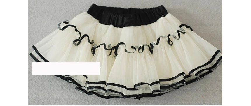 Cuckoo - Kids Contrast Trim Tulle Skirt | YesStyle Global