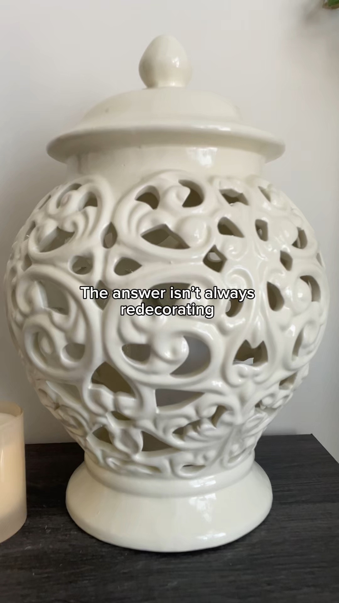This indoor outdoor ceramic flickering urn brings a cozy vibe to your living room or patio...one simple change shifts the feeling of the space  

#LTKdayinmylife #LTKHome #LTKSaleAlert