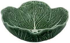 Bordallo Pinheiro 17 Ounce Green Cabbage Cereal Bowl, Set of 4 | Amazon (US)