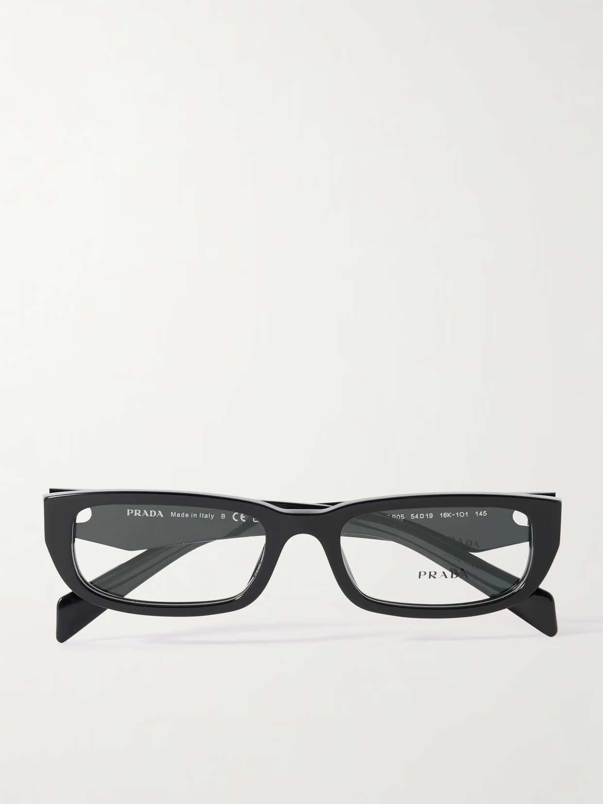 Prada Eyewear - Symbole Acetate Optical Glasses - Black | NET-A-PORTER (US)