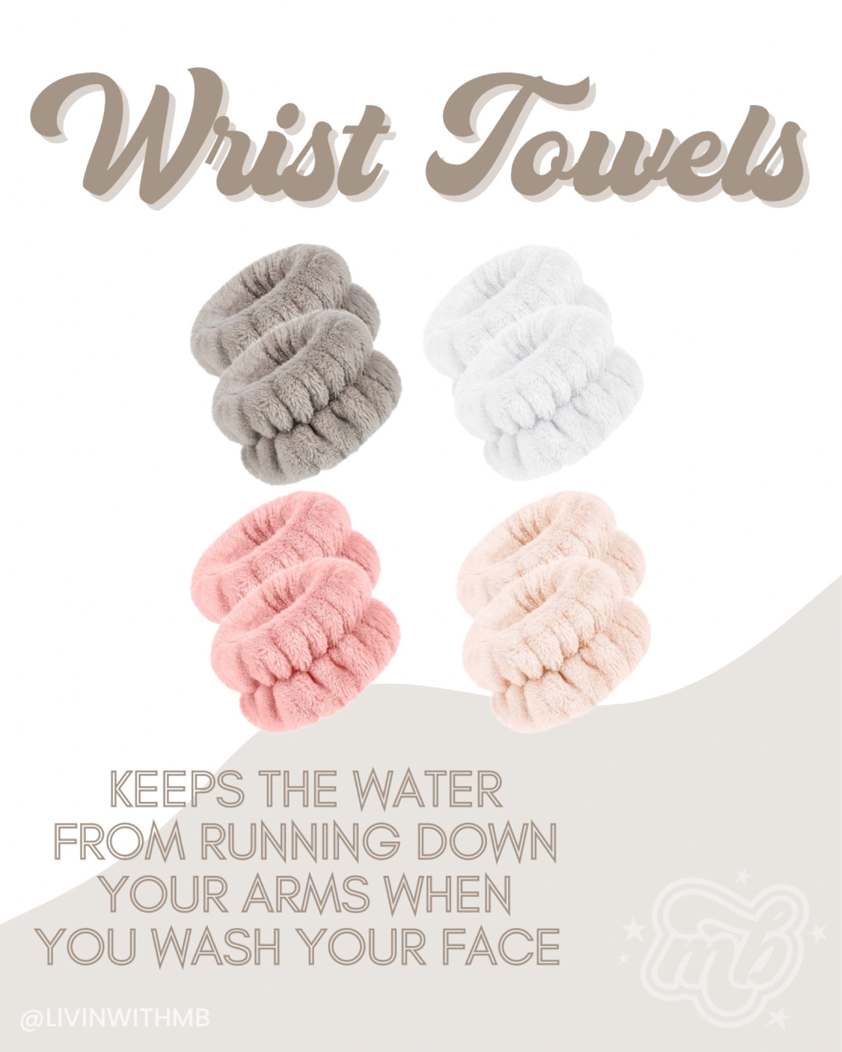 These wristbands keep the water from running down your arms, and all over the sink when you wash your face. Seriously, game changer🙌🏼

#LTKFind #LTKstyletip #LTKbeauty