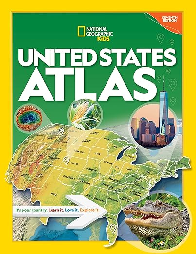 National Geographic Kids United States Atlas, 7th Edition (NGK Atlases)      Paperback – July 4... | Amazon (US)