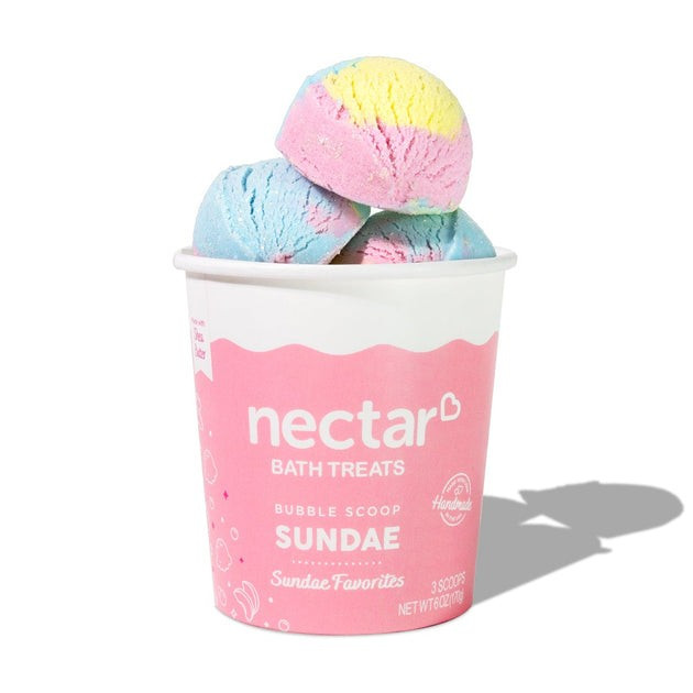 Periwinkle Dream Bubble Bath Scoop Sundae | Nectar Bath Treats