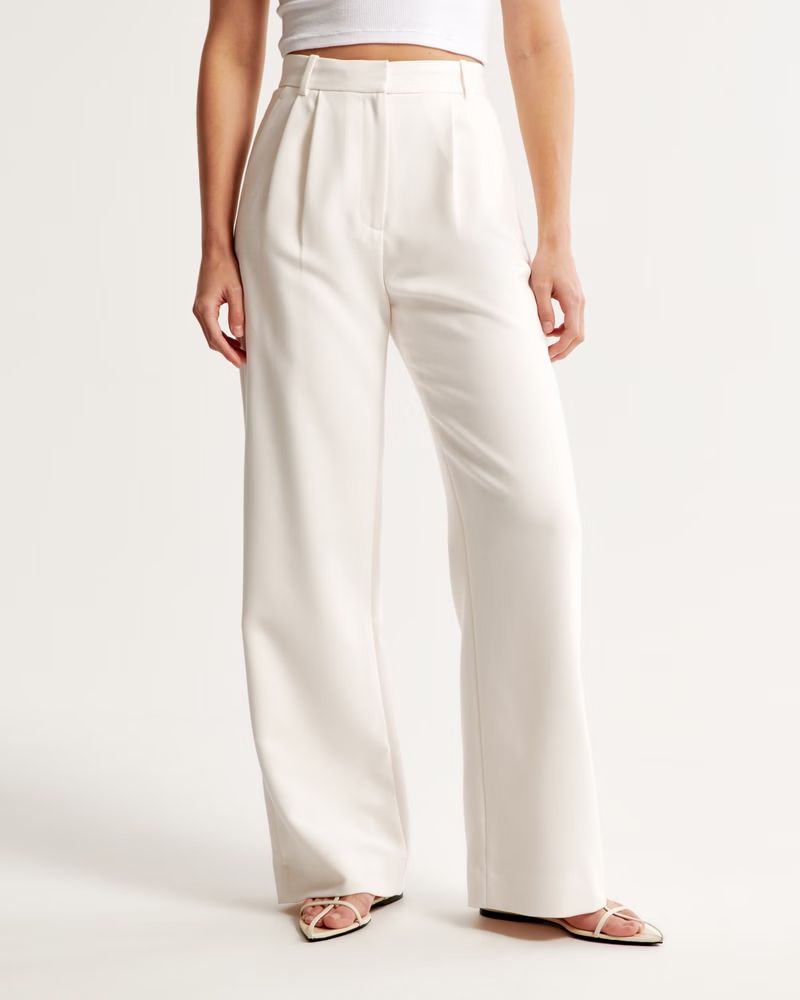 Women's A&F Sloane Tailored Pant | Women's Bottoms | Abercrombie.com | Abercrombie & Fitch (US)