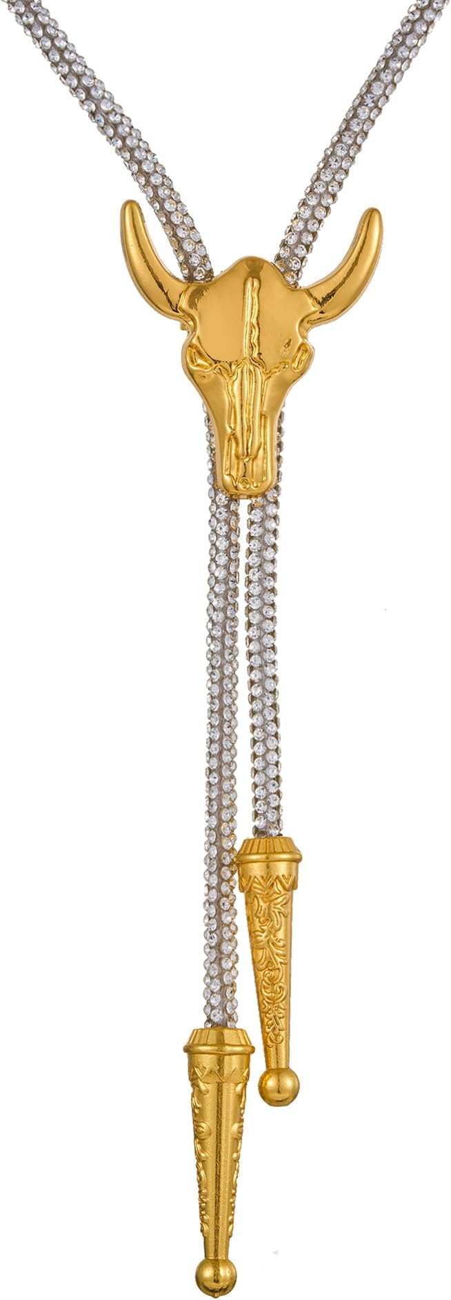 Cowboy Western Bolo Tie Cowgirl Rhinestone Album Tour Inspired Sparkly Bolo Ties Necktie for Conc... | Amazon (US)