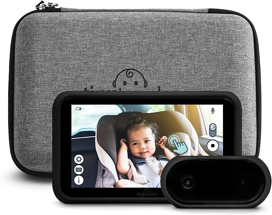 Tiny Traveler | Portable Video Baby Monitoring System with Travel Kit, View Kid in Rear Facing Se... | Amazon (US)