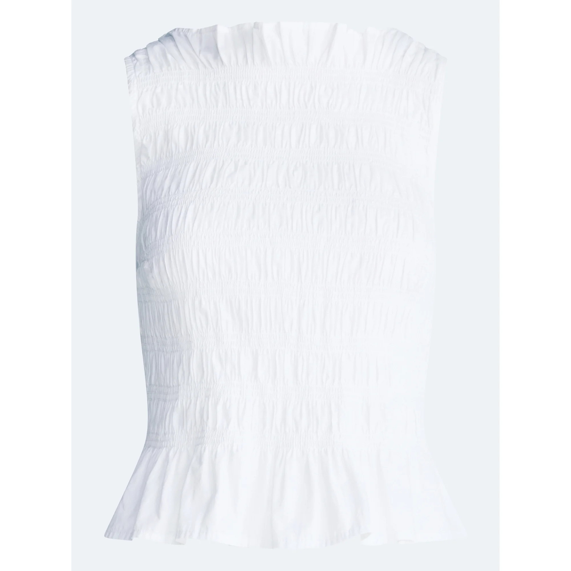 Free Assembly Women's and Women's Plus Smocked Peplum Sleeveless Cotton Top, Sizes X-4X | Walmart (US)