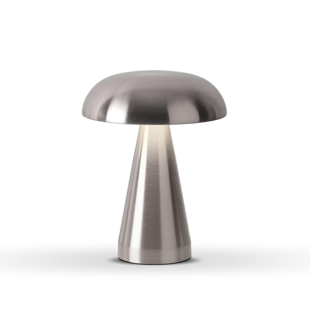 Portable LED Desk Lamp, Cordless Metal, 3 Color Touch Control, 3-Levels Brightness, Bedside & Din... | Amazon (US)