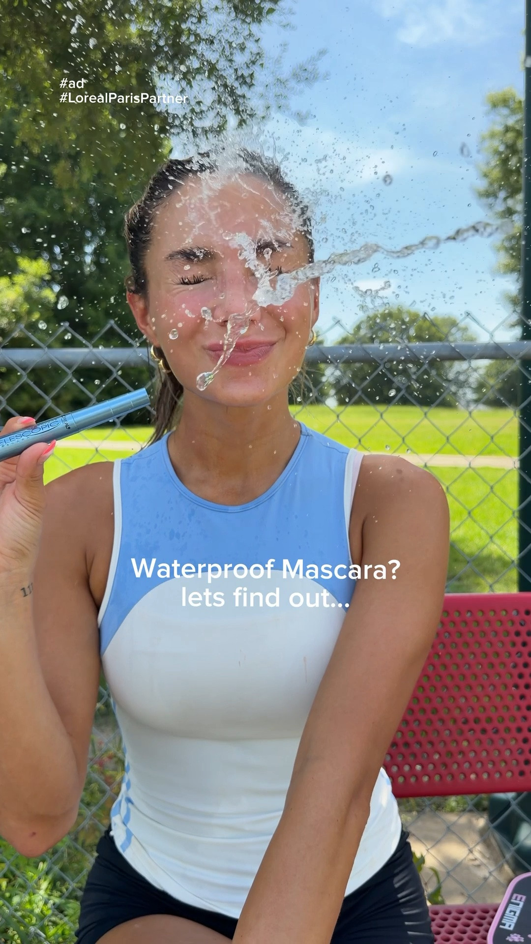 #ad #LorealParisPartner 100° heat & humidity, sweat, pickleball, and a splashproof test later… I’m impressed 🤍🏓

Long, lifted lashes with no smudging or flaking. Pick yours up at @Target! 

#TargetPartner #LorealParisMakeup @lorealparis @targetstyle @shop.lt