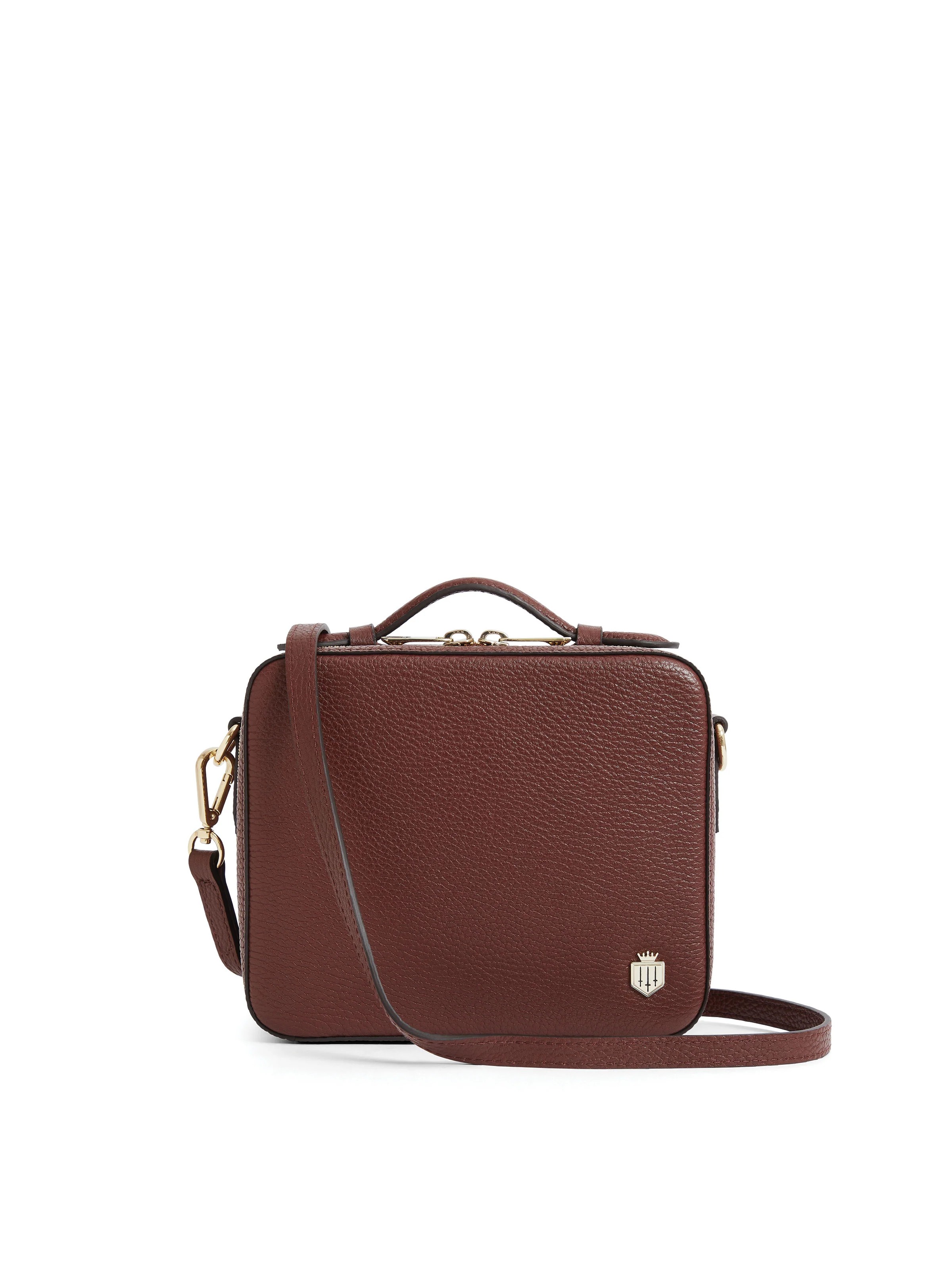 Buckingham - Crossbody Bag - Burgundy Leather | Fairfax & Favor | Fairfax & Favor (UK)