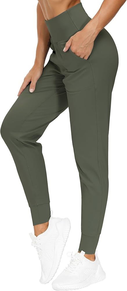 THE GYM PEOPLE Women's Joggers Pants Lightweight Athletic Leggings Tapered Lounge Pants for Worko... | Amazon (US)