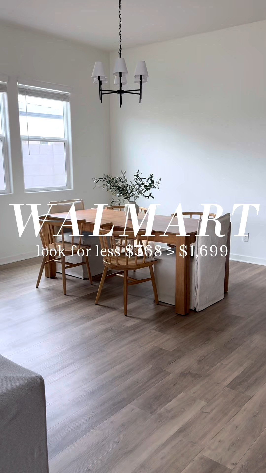 Walmart home, dining table, affordable home finds, Walmart finds, solid wood, west elm inspired, west elm look for less, dining table 

#LTKHome