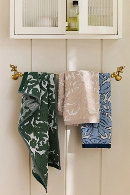 Devon Floral Cotton Towel Collection | Anthropologie (US)