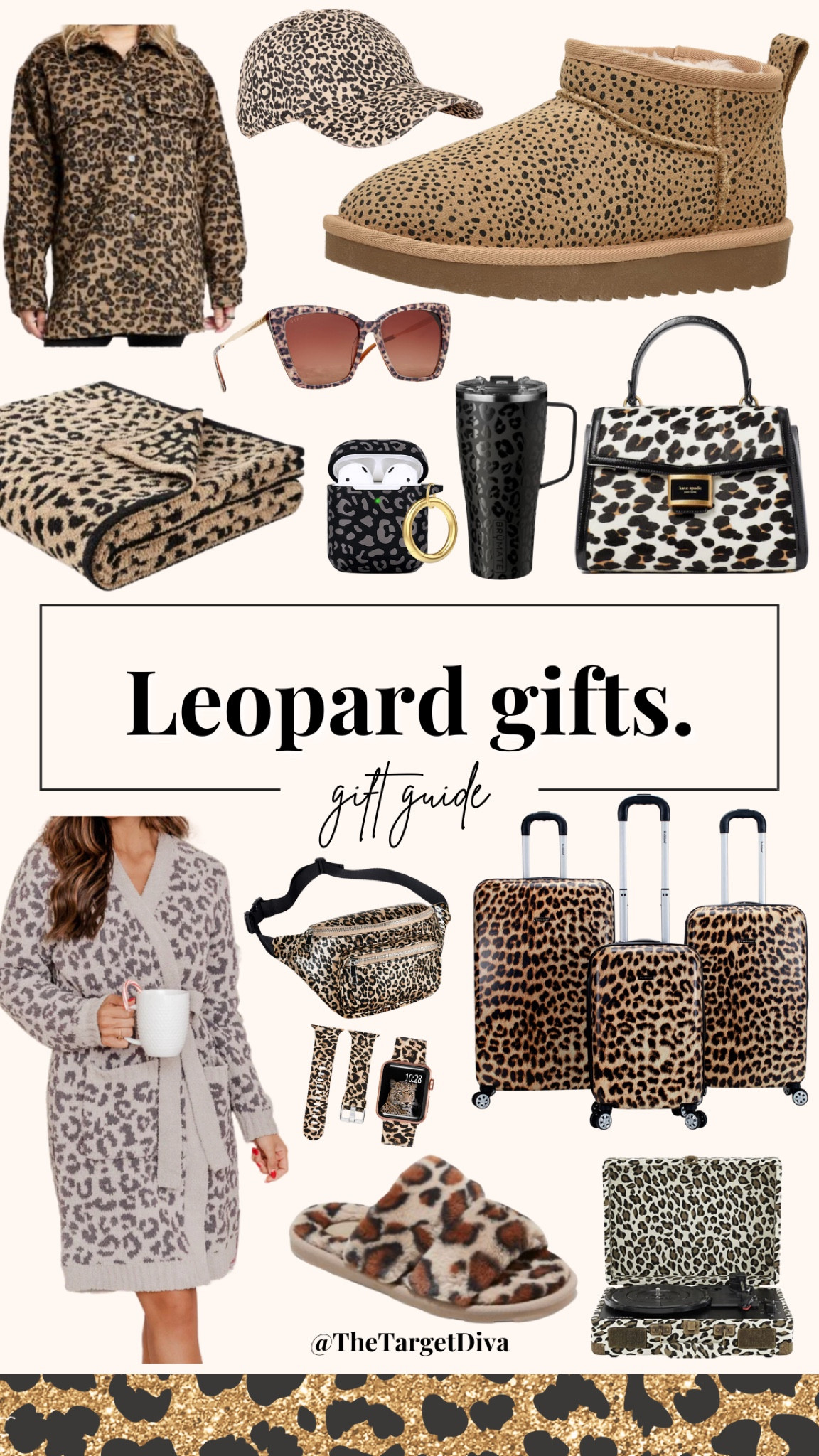 GIFTS FOR THE LEOPARD-OBSESSED: These are some of my favorite gift ideas for anyone who loves leopard print! 🐆 🎁 AND, some of these gifts are on sale right now! 👏🏼

#giftidea #giftguide #giftsforher #leopard #leopardgifts #animalprint #animalprintgifts #christmasgift #holidaygift #holidaygiftguide #christmas #holidays #stockingstuffer #giftsformom #giftsforgrandma #giftsforteens #girlgifts #blanket #leopardblanket #katespade #leopardbag #purse #brumate #airpodscase #robe #leopardrobe #leopardjacket #shacket #luggage #luggageset #suitcase #leopardsuitcase #beltbag #leopardbeltbag #applewatchband #sunglasses #leopardboots #miniboots #booties #leopardhat #slippers #leopardslippers #recordplayer #amazon #amazonfinds #target #targetfinds #blackfriday #cybermonday #cyberweek #sale



#LTKCyberweek #LTKHoliday #LTKGiftGuide