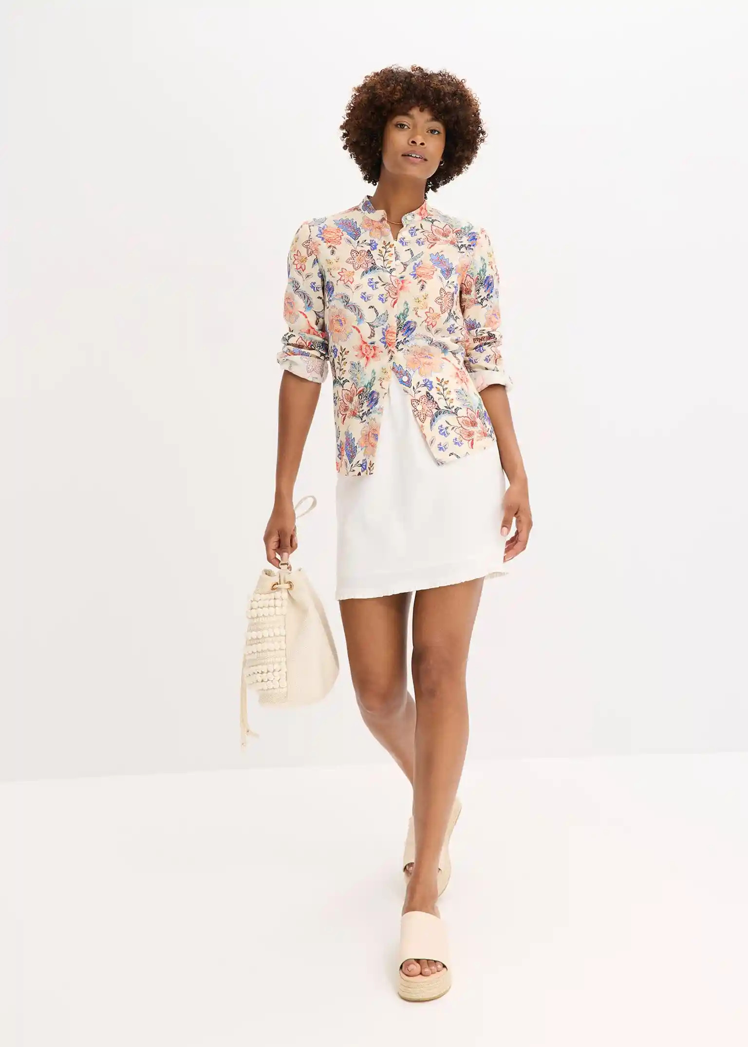 Bluse aus fließender Viskose | Bonprix DE