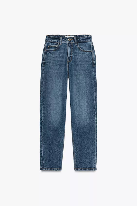 Z.01 HIGH WAIST COMFORT MOM FIT JEANS | Zara US