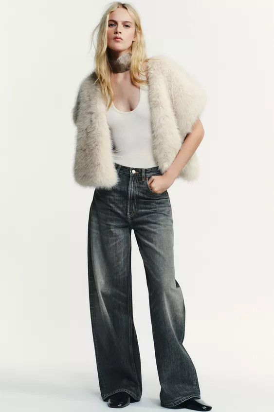 FAUX FUR VEST | Zara US