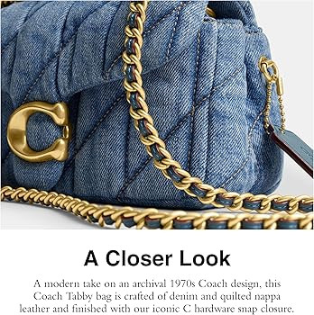 COACH Women's Quilted Leather Tabby 20 Shoulder Bag | Amazon (US)