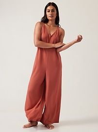 Wind Down Sleep V&#x26;#45Neck Romper | Athleta