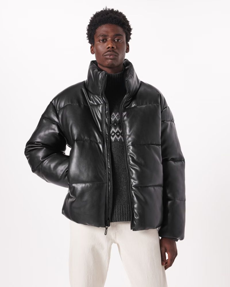 Shown In black leather | Abercrombie & Fitch (US)