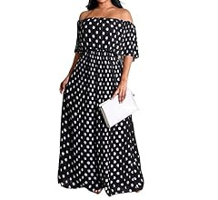 IyMoo Womens Sexy Chiffon Sundress Off Shoulder Ombre Tie Dye Pleated Skirts Long Boho Beach Maxi... | Amazon (US)