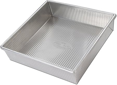 USA Pan Bare Aluminum Square Cake Pan | Amazon (US)
