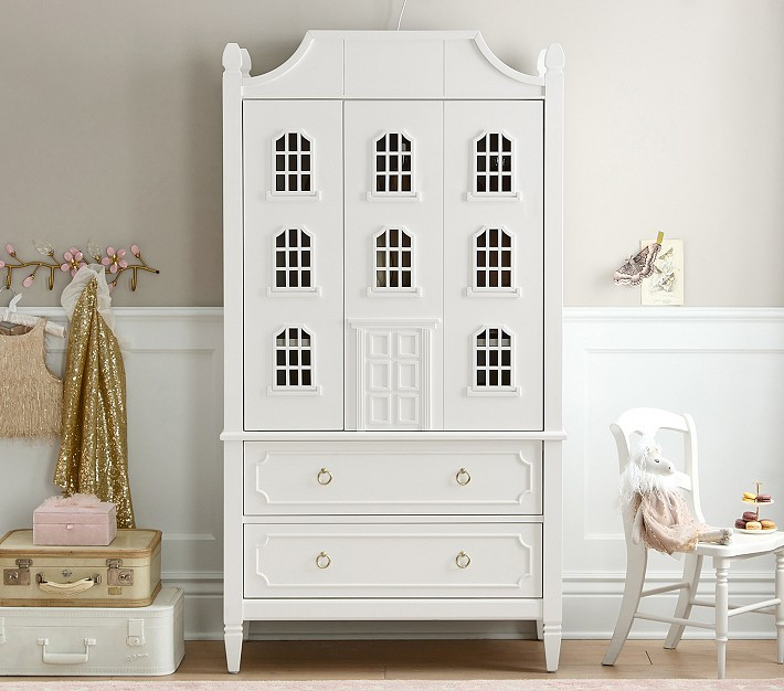 Ava Regency Dollhouse Armoire (35") | Pottery Barn Kids