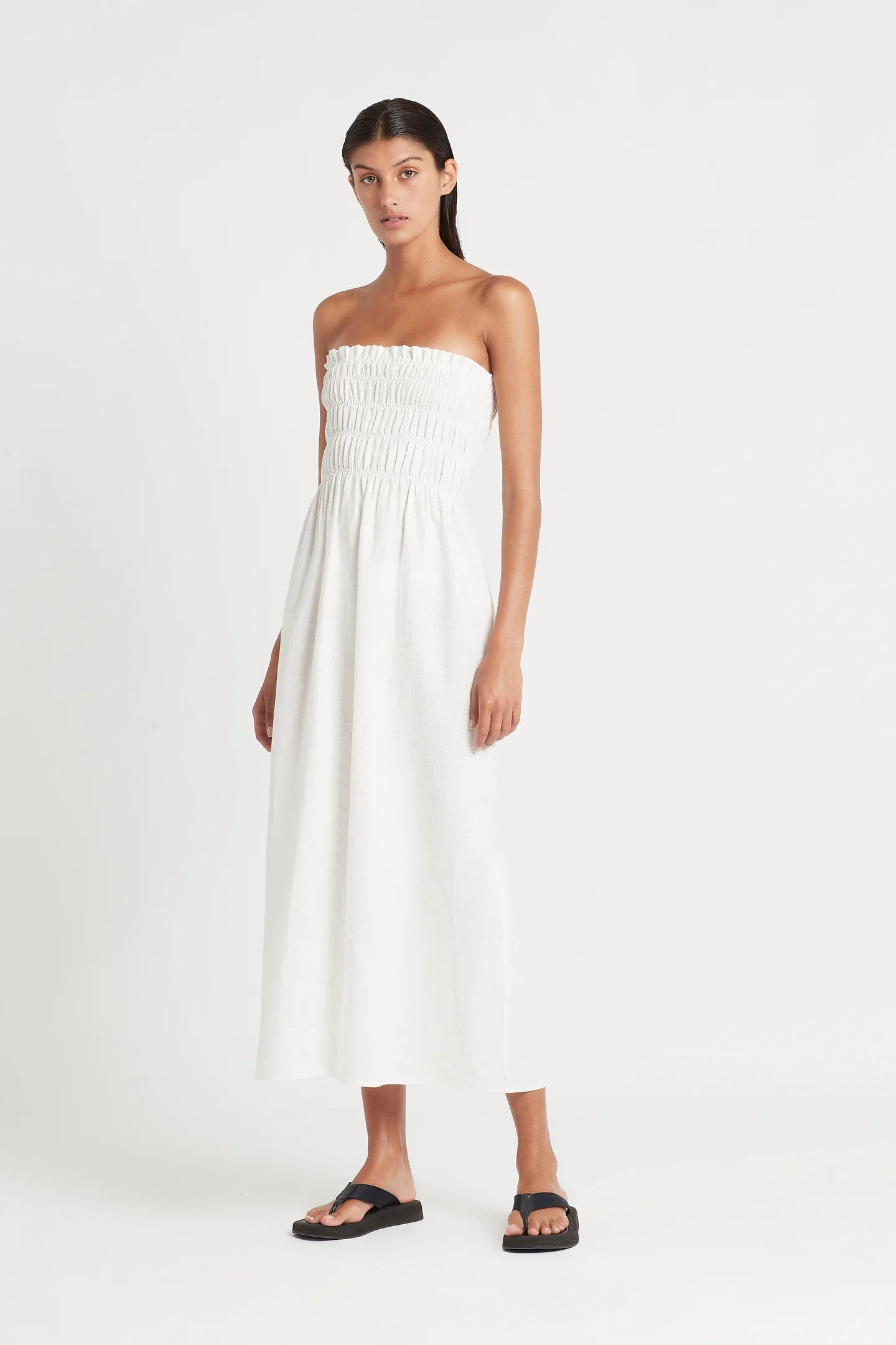 ALENA STRAPLESS MAXI DRESS | SIR The Label 
