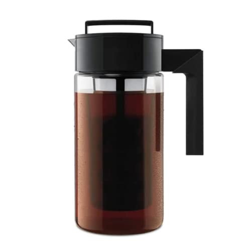 Takeya Patented Deluxe Cold Brew Coffee Maker, 1 qt, Black | Amazon (US)