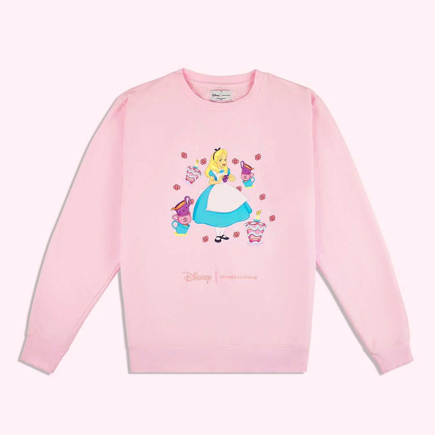 Disney Alice in Wonderland Pink Sweatshirt | Stoney Clover Lane | Stoney Clover Lane