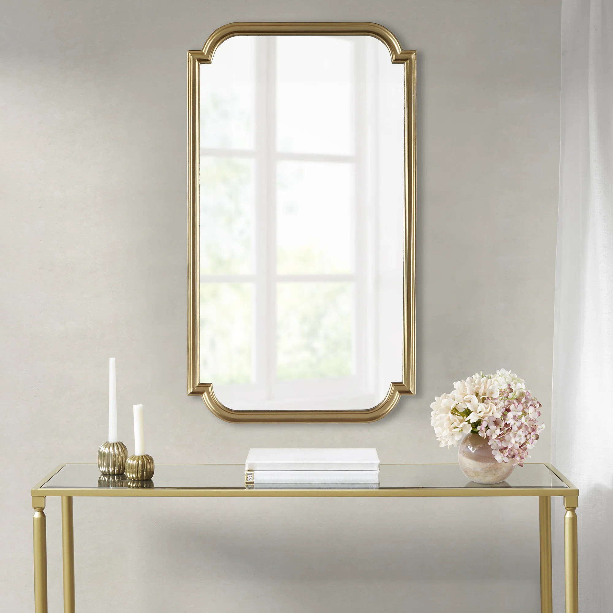 Willa Arlo™ Interiors Janay Scalloped Wood Wall Mirror & Reviews | Wayfair | Wayfair North America