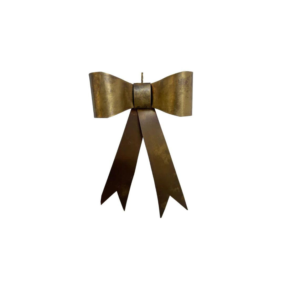 Small Brass Bow | Pink Antlers
