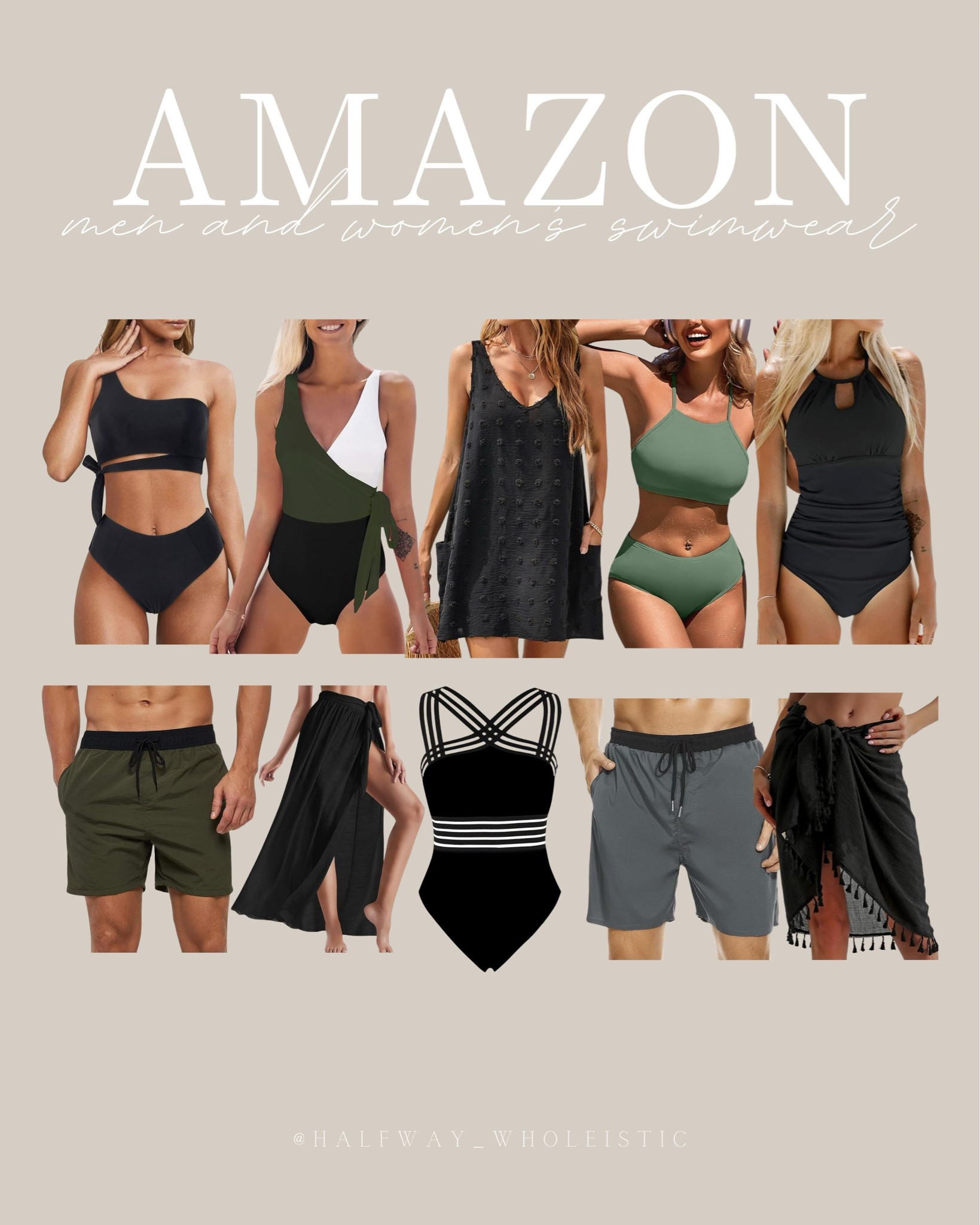 Amazon Men and Women’s Swimwearr

#LTKSwim #LTKStyleTip #LTKSaleAlert