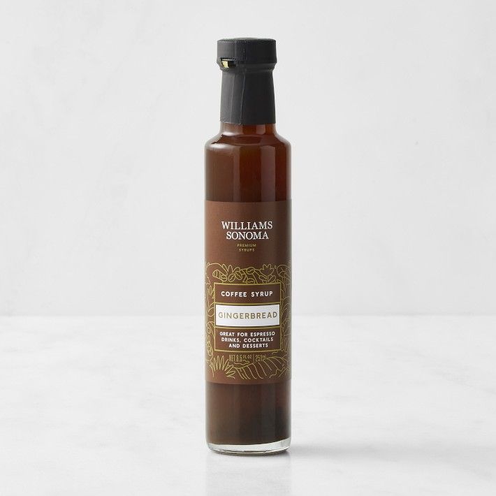 Williams Sonoma Coffee Syrup, Gingerbread | Williams-Sonoma