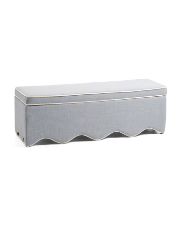 54.5in Scalloped Storage Bench | Home | Marshalls | Marshalls