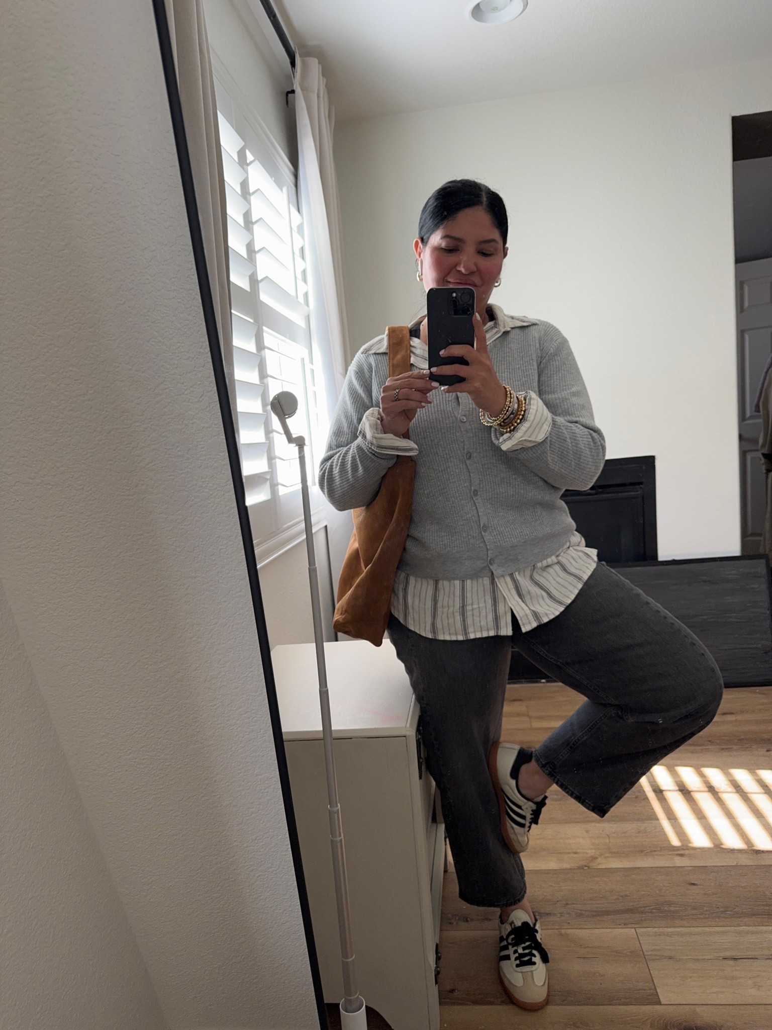 OOTD :// wearing a large in the button down and sweater. 

#LTKStyleTip #LTKOver40 #LTKShoeCrush