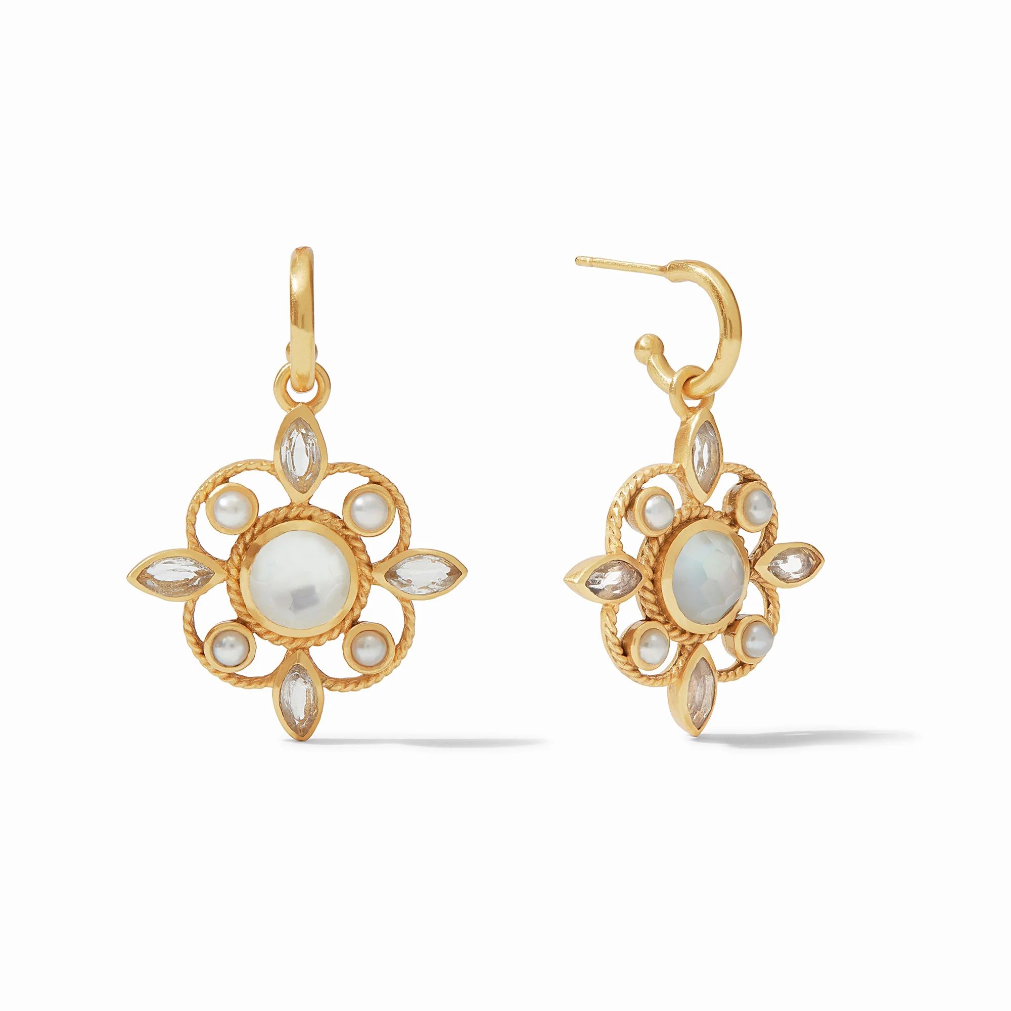 Monaco Hoop & Charm Earring | Julie Vos | Julie Vos