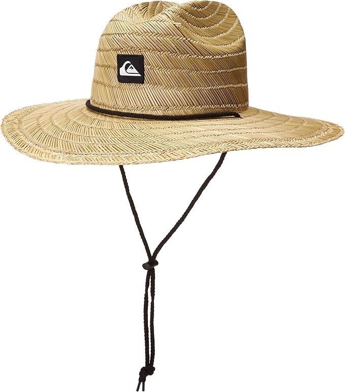 Quiksilver Men's Pierside Straw Lifeguard Beach Sun Straw Hat | Amazon (US)