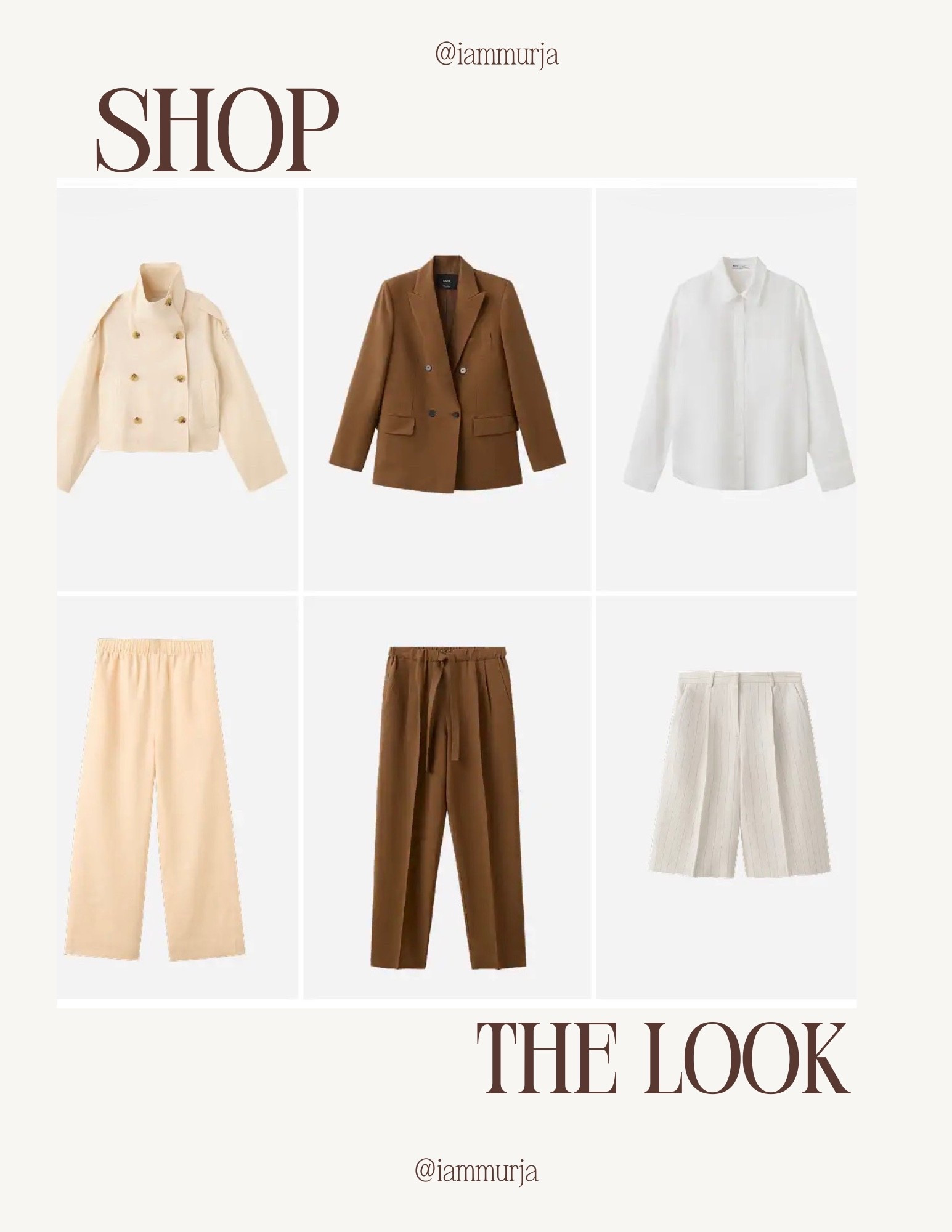 Spring style, but make it effortless 🌸✨

Loving the latest pieces from Mango — think flowy silhouettes, soft neutrals, and those elevated staples that instantly pull a look together. It’s giving clean, chic, and ready for sunshine ☀️

From brunch dates to everyday errands, these are the kind of pieces you’ll keep reaching for all season long.

Tap to shop your spring refresh — your wardrobe will thank you 💫

#LTKStyle #LTKSpring #MangoStyle #SpringFashion #EffortlessChic #NeutralStyle #CapsuleWardrobe #EverydayStyle #SpringOutfits #StyleInspo #ChicLooks #FashionFinds #OOTDInspo #WardrobeEssentials #ShopWithMe

#LTKSeasonal #LTKSaleAlert #LTKWorkwear