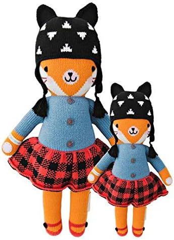 CUDDLE + KIND Sadie The Fox Little 13" Hand-Knit Doll – 1 Doll = 10 Meals, Fair Trade, Heirloom... | Amazon (US)