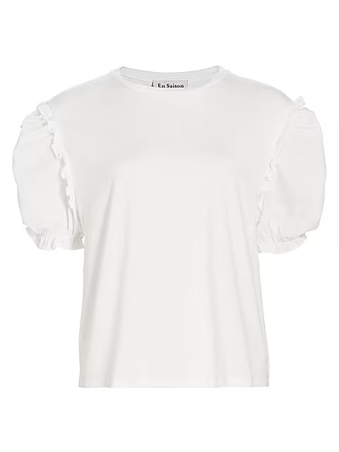 Dylan Puff-Sleeve Top | Saks Fifth Avenue