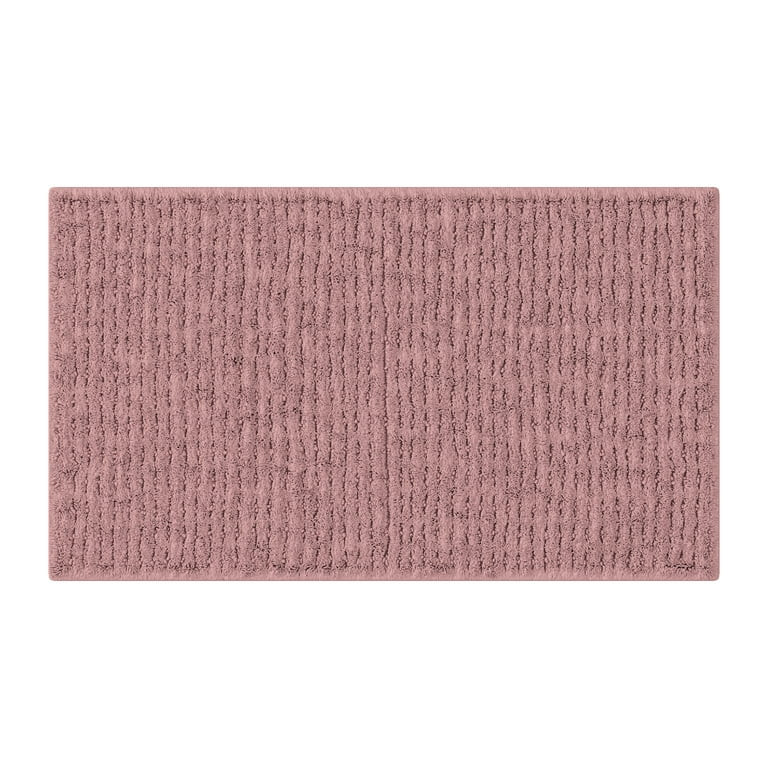 Beautiful Cotton Bath Rug by Drew Barrymore, Rose Pink, 20x34" | Walmart (US)