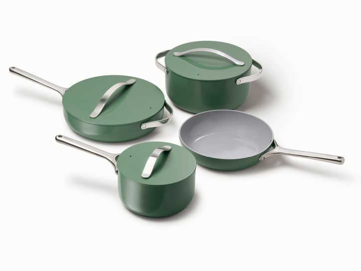 Ceramic Cookware Set | Nonstick Pots & Pans Set | Non-Toxic | Caraway | Caraway