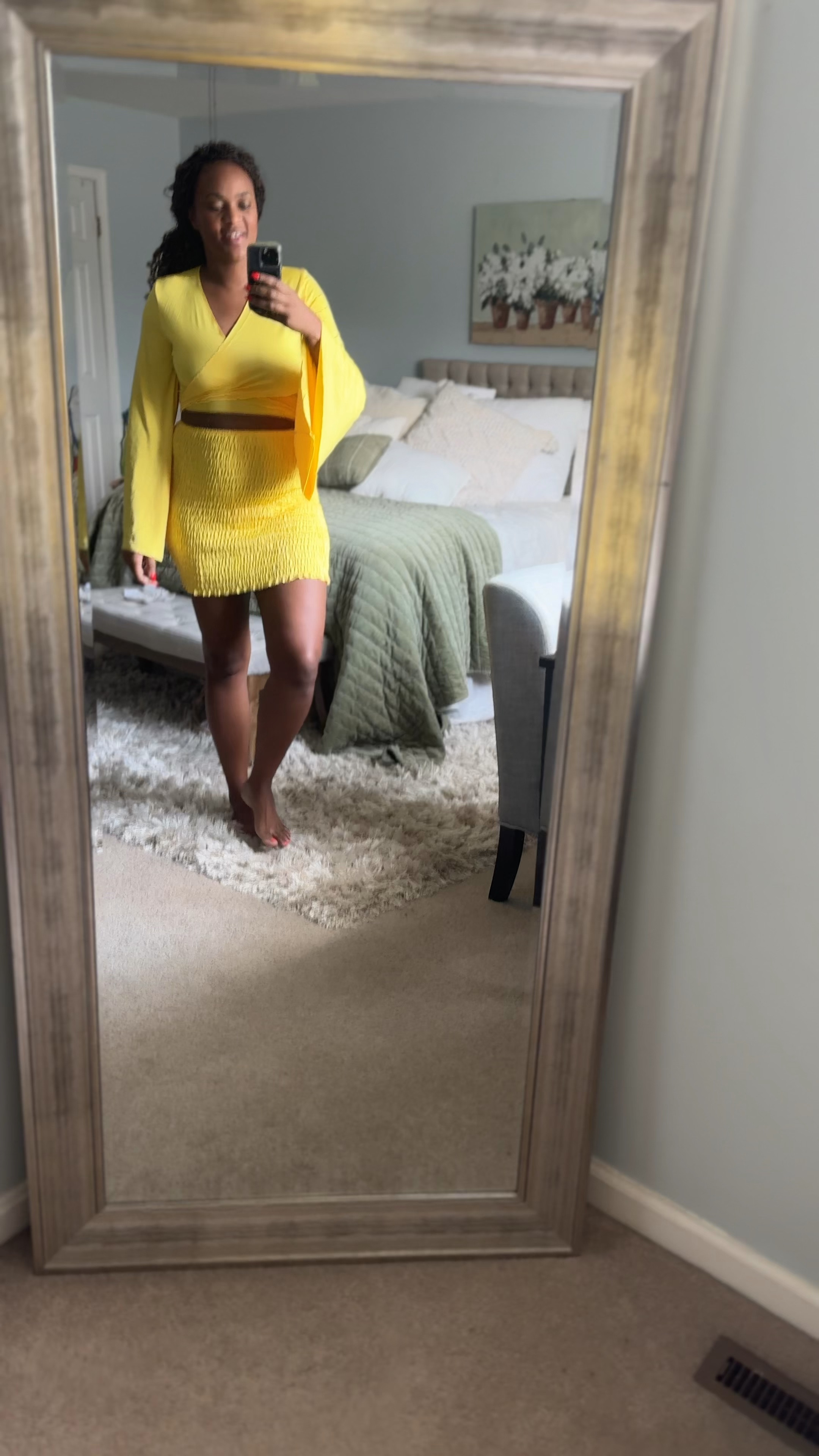 This outfit screams girls night out! The wrap top is super soft as well! 
True to size! 

#LTKTravel #LTKVideo #LTKParties