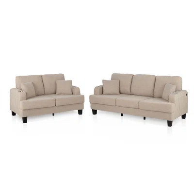 Viafora 2-Piece Boucle Sofa Set | Wayfair North America