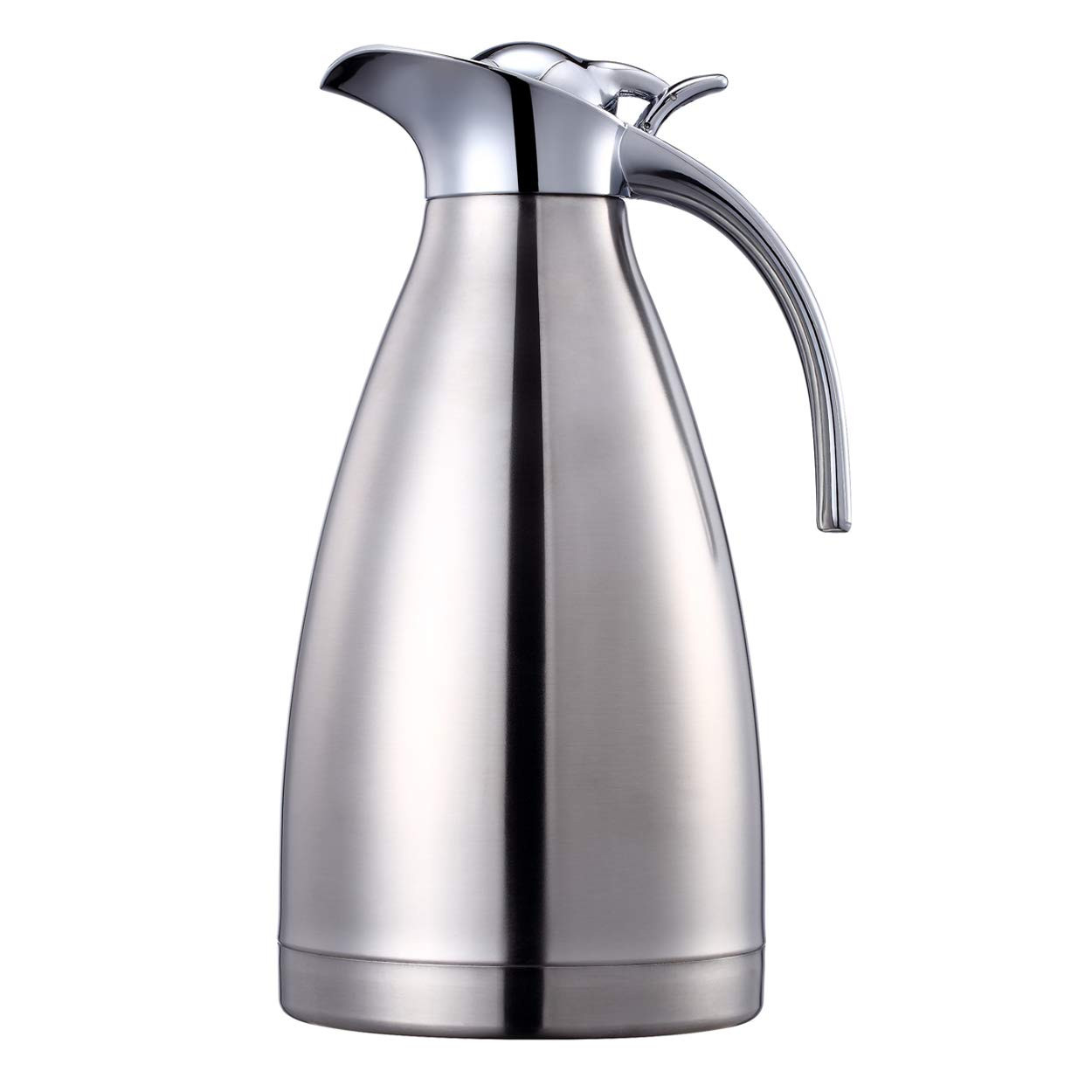 Sumerflos 68 Oz Stainless Steel Coffee Thermal Carafe/Double Walled Vacuum Thermos Insulated / 12... | Amazon (US)
