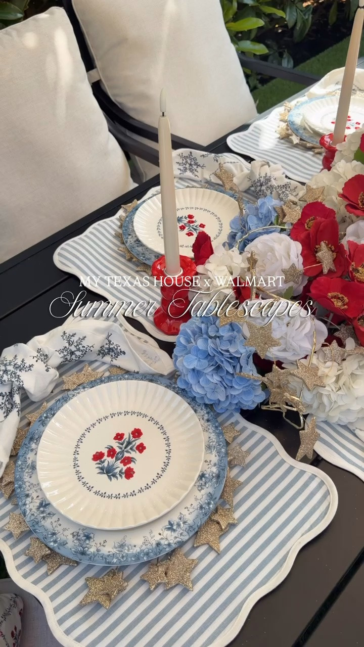 Summer, summer, summer!! 😍 This tablescape is the perfect vibe for all of your hosting this summer!! Snag all of these products from my summer collection!

#LTKSeasonal #LTKHome